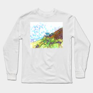 Life Guard Station On The Rocky Beach Long Sleeve T-Shirt